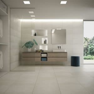 Alfa Betonoptik Fliesen bei HÜTO Fliesen & Natursteine Thomas Hübner Fachberatung 3D Planung Stilberatung