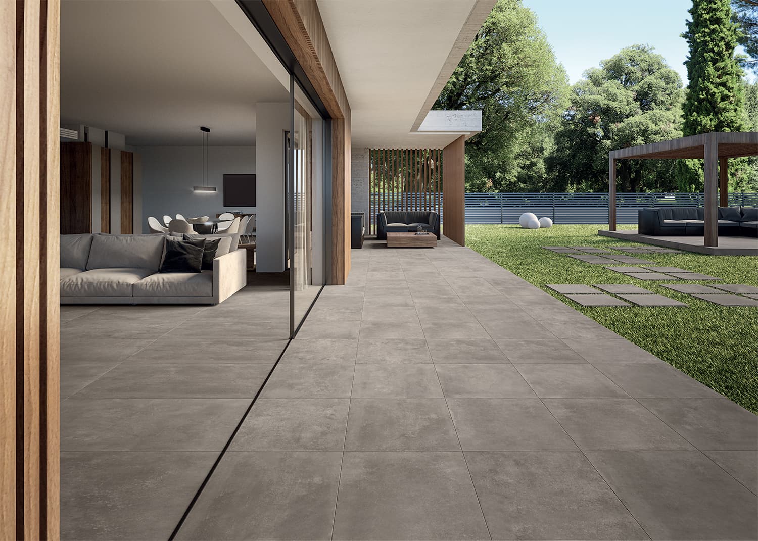 Terrassenplatten Garten Poolbereich mit HÜTO Thomas Hübner Fliesen & Natursteine auf höchstem Niveau in Memmingen mit Farb- & Stilberatung