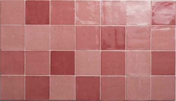 Aleluia Retro Fliesen Wellkante Bunte Farben