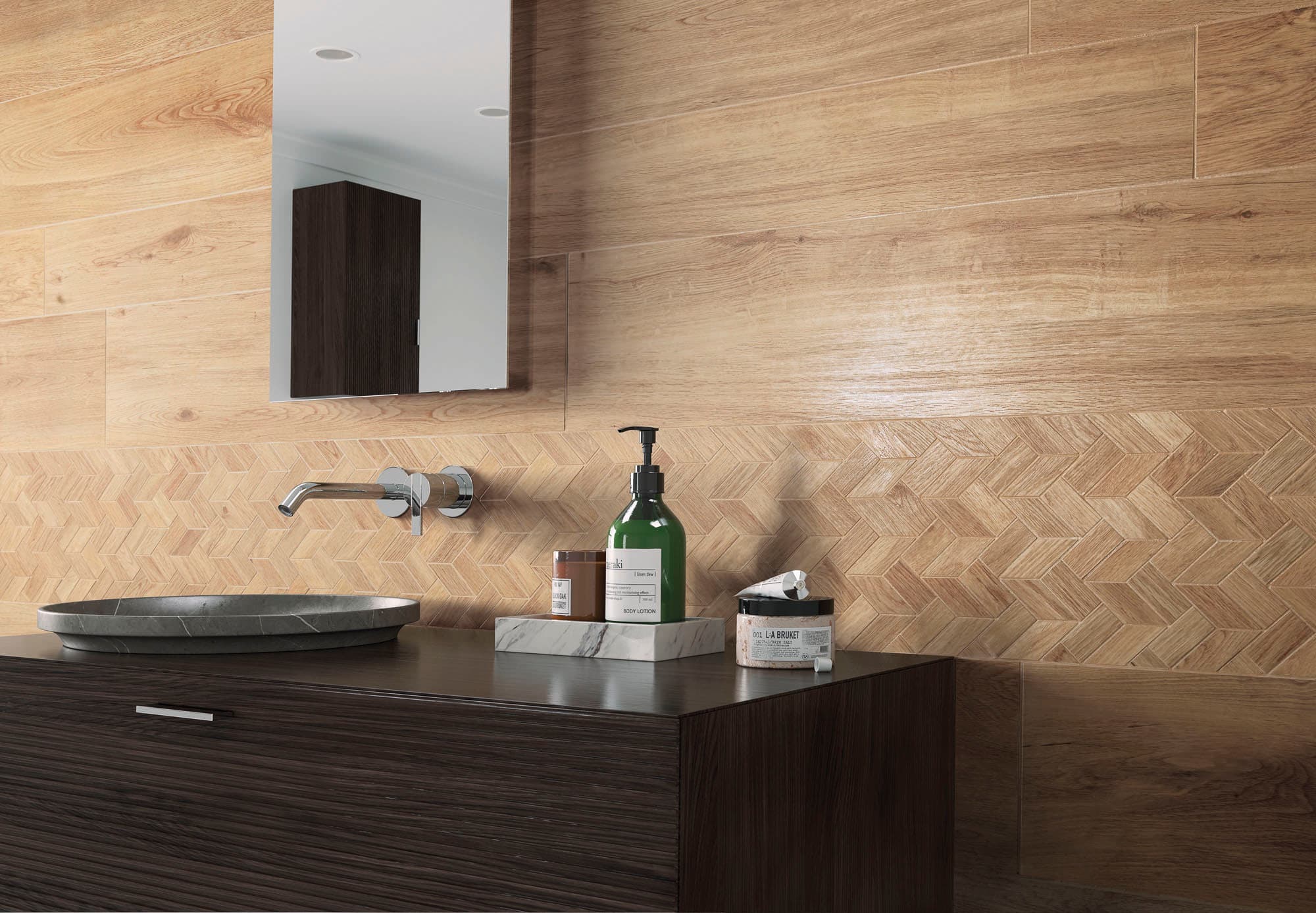 Aleluia Ceramics Noble Mosaic Rubic Camel 