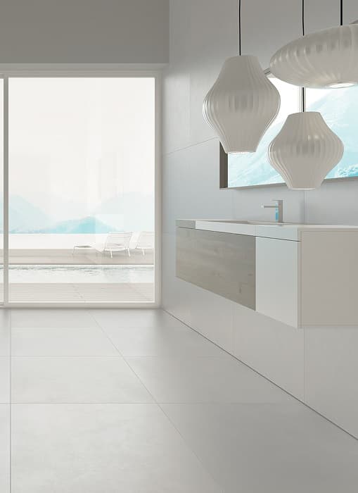 Alfa Betonoptik Fliesen bei HÜTO Fliesen & Natursteine Thomas Hübner Fachberatung 3D Planung Stilberatung