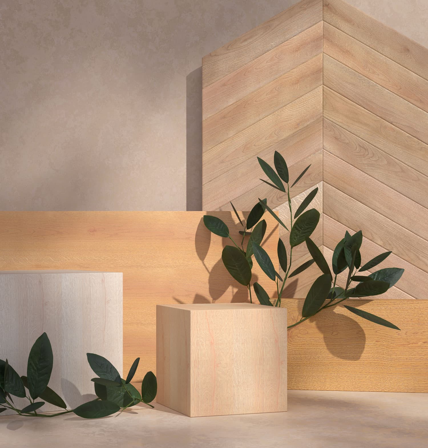 ALFA LUX Wooder Fischgrät Holzoptik Fliesen Feinsteinzeug