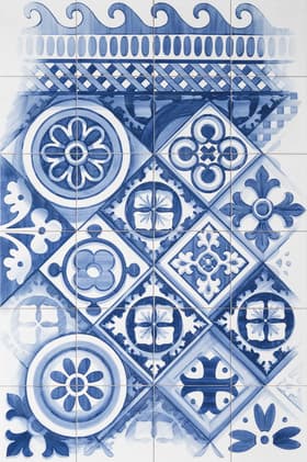 Aleluia Protugal Fliesen Handbemalt Orientalische Motive bei HÜTO Fliesen & Natursteine Thomas Hübner